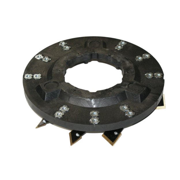 (image for) DIAMABRUSH 901301222 13" Concrete Prep Tool w/NP-9200 Clutch Plate & Riser - 100 Grit