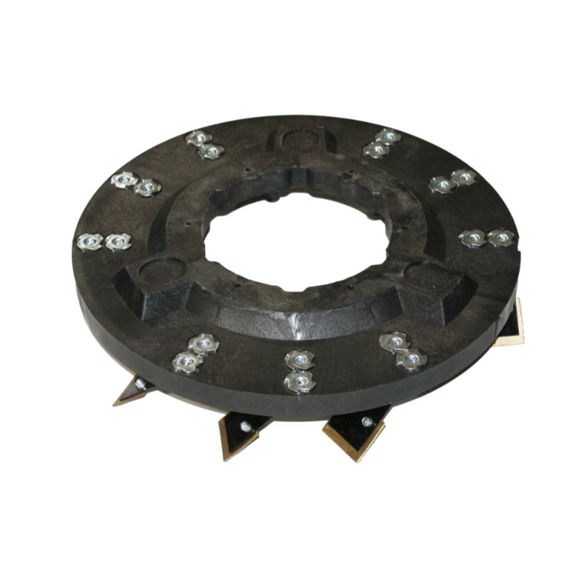 (image for) DIAMABRUSH 901301222 13" Concrete Prep Tool w/NP-9200 Clutch Plate & Riser - 100 Grit