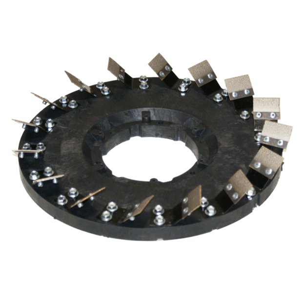 (image for) DIAMABRUSH 901601222 17" Concrete Prep Tool w/NP-9200 Clutch Plate & Riser - 100 Grit