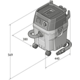 FEIN 92036236090 Turbo II Wet/Dry Dust Extractor