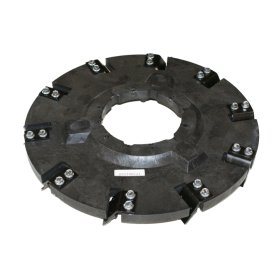 DIAMABRUSH 92150120210 15" Coating Removal Tool w/NP-9200 Clutch Plate & Riser - 25 Grit (10 Blades)