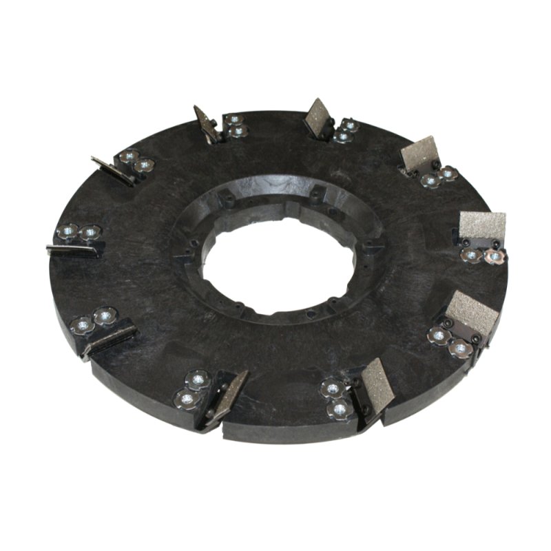 DIAMABRUSH 92150120210 15\" Coating Removal Tool w/NP-9200 Clutch Plate & Riser - 25 Grit (10 Blades)