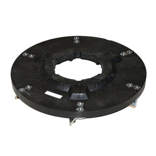 (image for) DIAMABRUSH 931501212 15" Hardwood Prep Tool w/NP-9200 Clutch Plate & Riser - 50 Grit