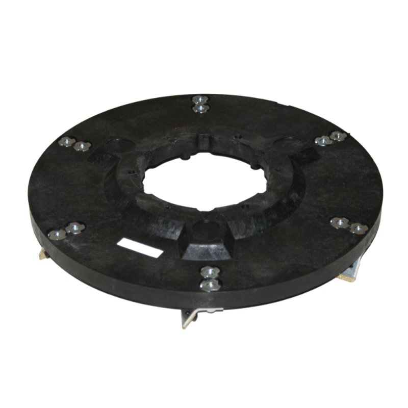 (image for) DIAMABRUSH 931601212 16" Hardwood Prep Tool w/NP-9200 Clutch Plate & Riser - 50 Grit