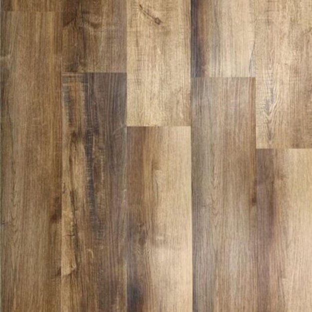(image for) Signature Collection Fortress Series 6" x 48" SPC Waterproof Engineered Flooring Plank - Aberdeen BTR-12AMB