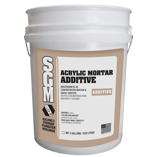 (image for) SGM SC25 Southcrete 25 Acrylic Mortar Additive - 5 Gal.