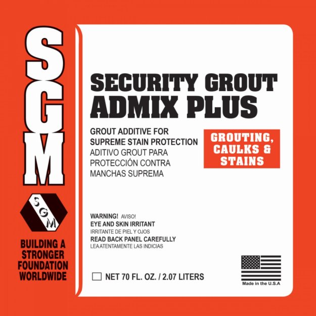 (image for) SGM Security Grout Admix Plus - 70 Oz. Jug