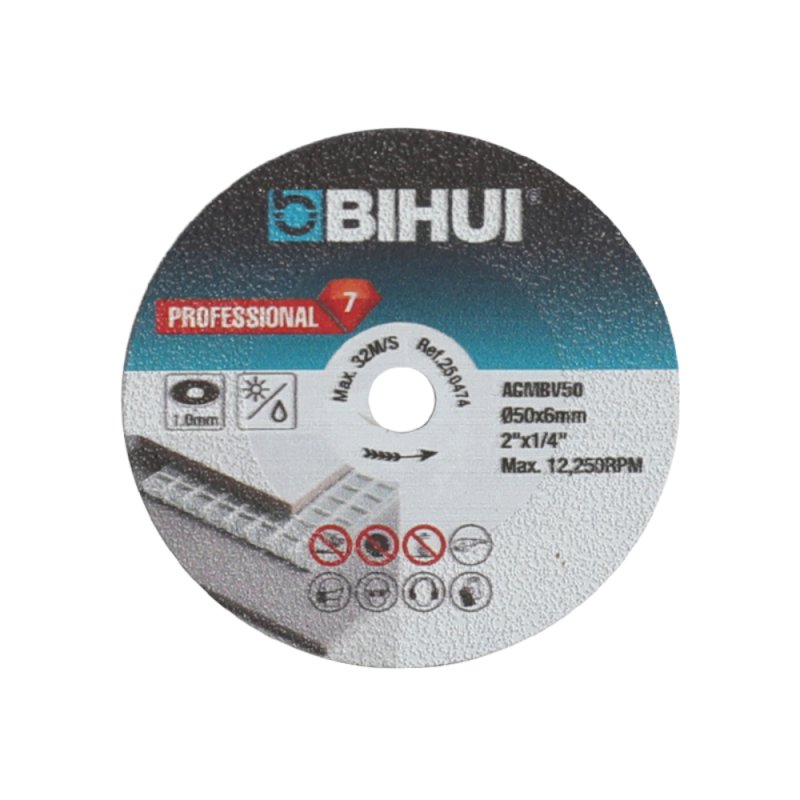 BIHUI AGMBV50 Mini Vacuum Brazed Diamond Cutting Blade - 50MM