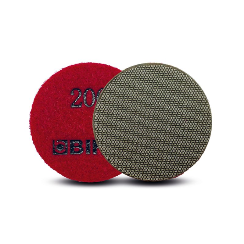 BIHUI AGMEP3 Mini Electroplated Polishing Pad 200 Grit - 2\"