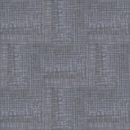 (image for) Next Floor Invincible II 19.7" x 19.7" Solution-Dyed Nylon Fiber System Carpet Tiles - Alloy NF851007