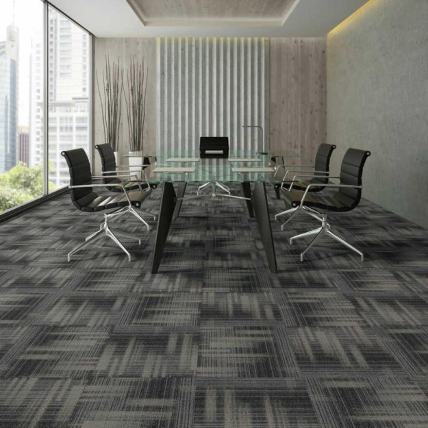 (image for) Next Floor Bandwidth 19.7" x 19.7" Solution-Dyed Nylon Carpet Tiles - Ancient Root NF883011