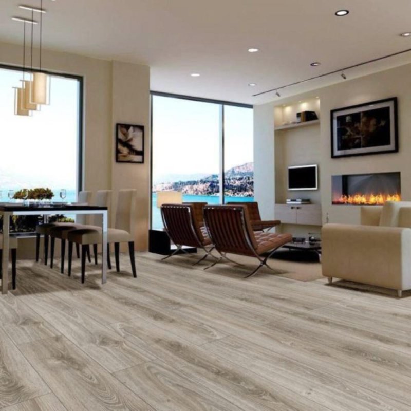(image for) Diamond Surfaces Aquashield SPC 7" x 48" Waterproof Luxury Vinyl Plank - Beach House DS-107