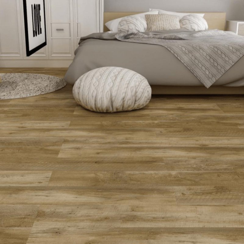 (image for) Diamond Surfaces Aquashield SPC 7" x 48" Waterproof Luxury Vinyl Plank - Toasted Oak DS-104