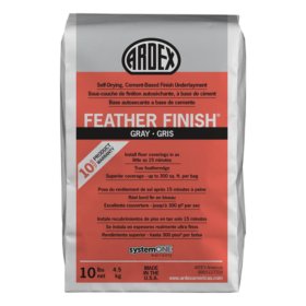 Ardex Feather Finish Self-Drying Cement-Based Finish Underlayment - 10Lb Bag Gray