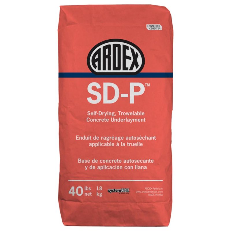 Ardex SD-P Self-Drying, Trowelable Concrete Underlayment - 40 Lb