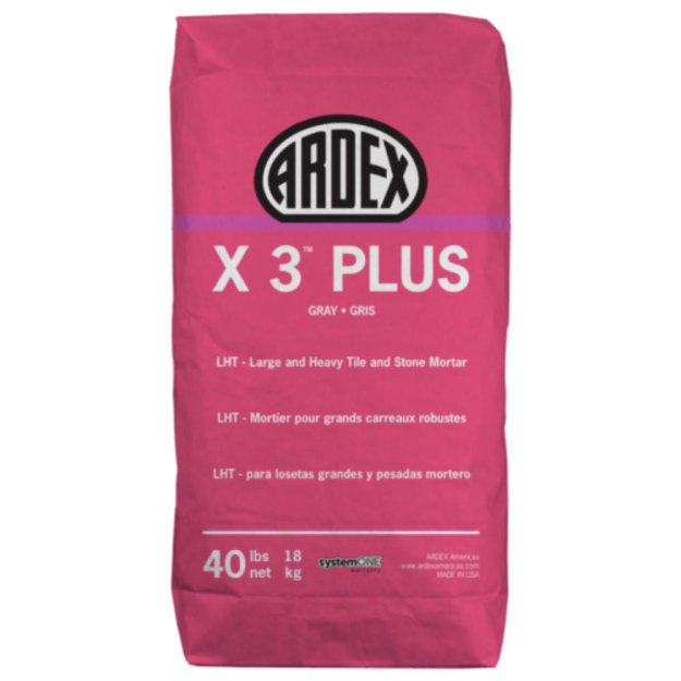 (image for) ARDEX X 3 Plus LHT - Large and Heavy Tile and Stone Mortar - 40 Lb White