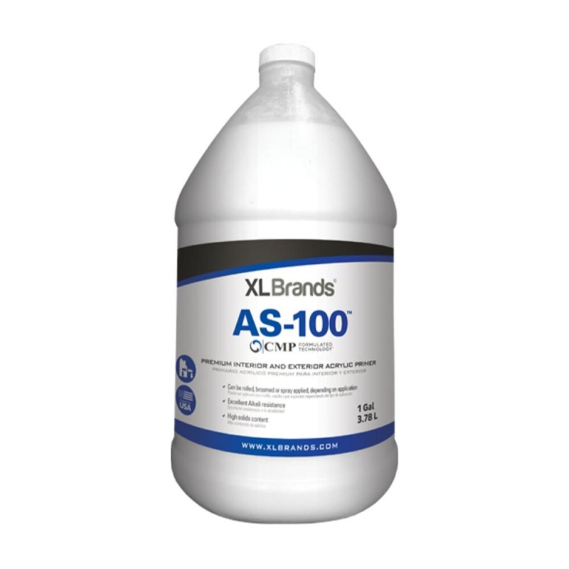 XL Brand CMP AS-100 Premium Interior and Exterior Acrylic Primer - 1 Gal