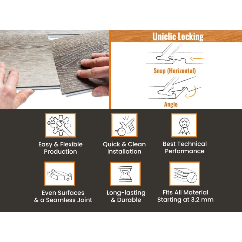 (image for) SOLSTONE Coastal 7" x 48" SPC Luxury Vinyl Plank 20mil - Bahia