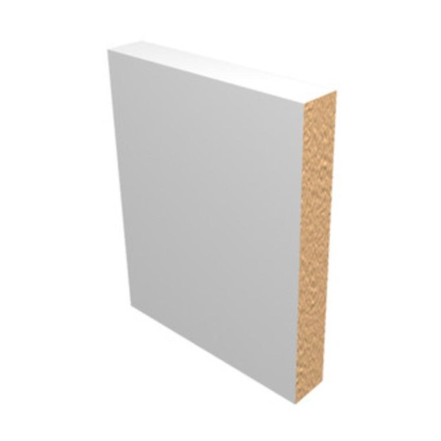 (image for) M-Trim 1X6 9/16" x 5-1/2" x 16' Primed MDF Baseboard - Deco Square