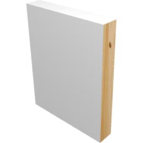 M-Trim 1X6 9/16" x 5-1/2" x 16' Primed Pine Baseboard - Deco Square