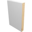 (image for) M-Trim 1X8 11/16" x 7-1/4" x 16' Primed Pine Baseboard - Deco Square
