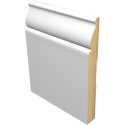 (image for) M-Trim 5163 5-1/4" x 9/16" x 16' Primed Pine Baseboard - Traditional