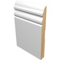 (image for) M-Trim 5180 5-1/4" x 9/16" x 12' Primed Pine Baseboard - Colonial