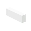 (image for) M-Trim 1x1 3/4" x 1" x 8' Waterproof Baseboard - Deco Square