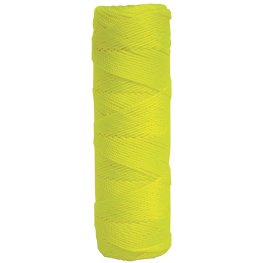 Kraft Tool BC356 Fluorescent Yellow Twisted Nylon Mason's Line - 350' Tube