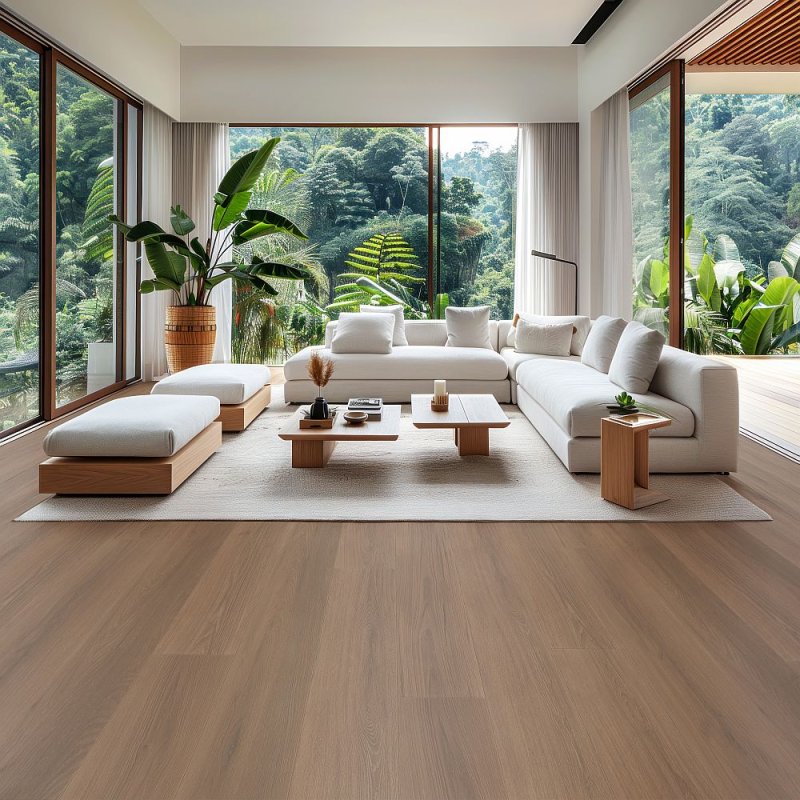 (image for) Primo Wood Plus 9-3/8" x 60" Waterproof Laminate Plank - Belmont Oak PWP61037