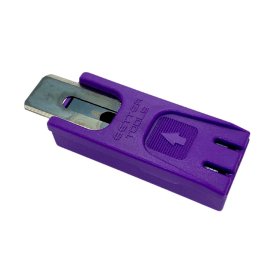 BETTER TOOLS 20101N20PB .017″ Blue Round End Carpet Blades - 20 Pack