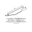 (image for) Amerock Aloft 8-9/16 In (217 Mm) Center-To-Center Edge Pull