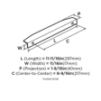 (image for) Amerock Aloft 8-9/16 In (217 Mm) Center-To-Center Edge Pull
