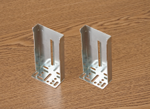 (image for) BR-3 Side Mount Soft Close Roller Bearing Drawer Slide Bracket - Pair