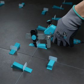 BIHUI BLS2100 1/16" (1.5mm) B-RIGID Tile Leveling Spacers - 100 Pieces