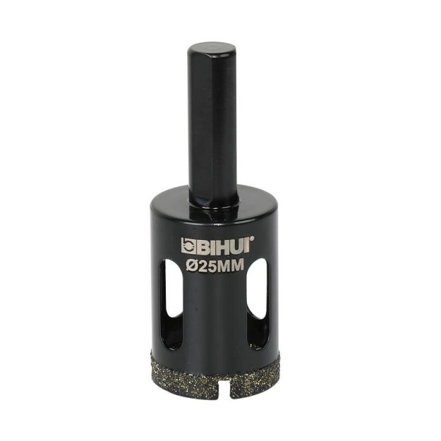 (image for) BIHUI DBW25 Electroplated Quick Change Diamond Drill Bit - 1"