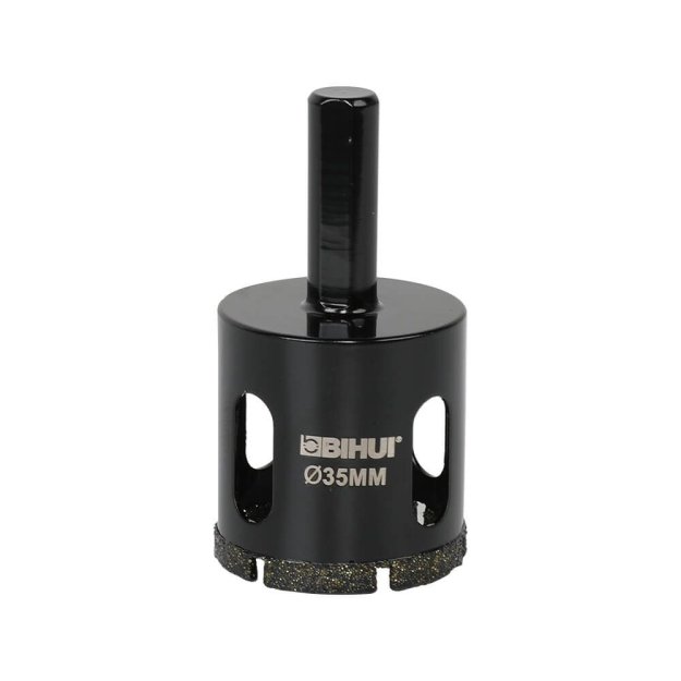 (image for) BIHUI DBW35 Electroplated Quick Change Diamond Drill Bit - 1-3/8"