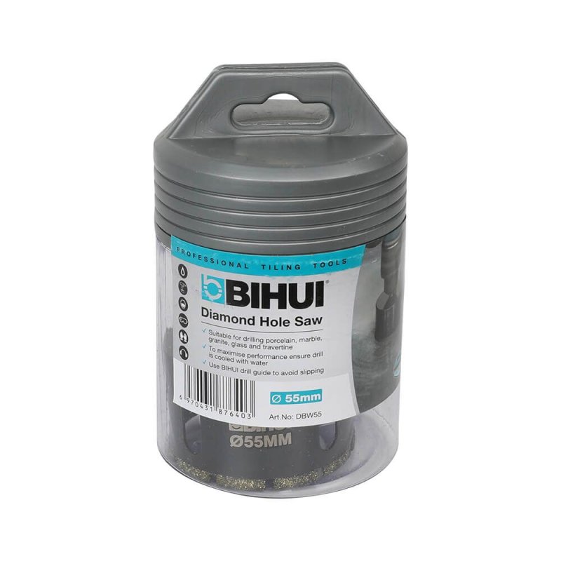 (image for) BIHUI DBW55 Electroplated Quick Change Diamond Drill Bit - 2-3/16"