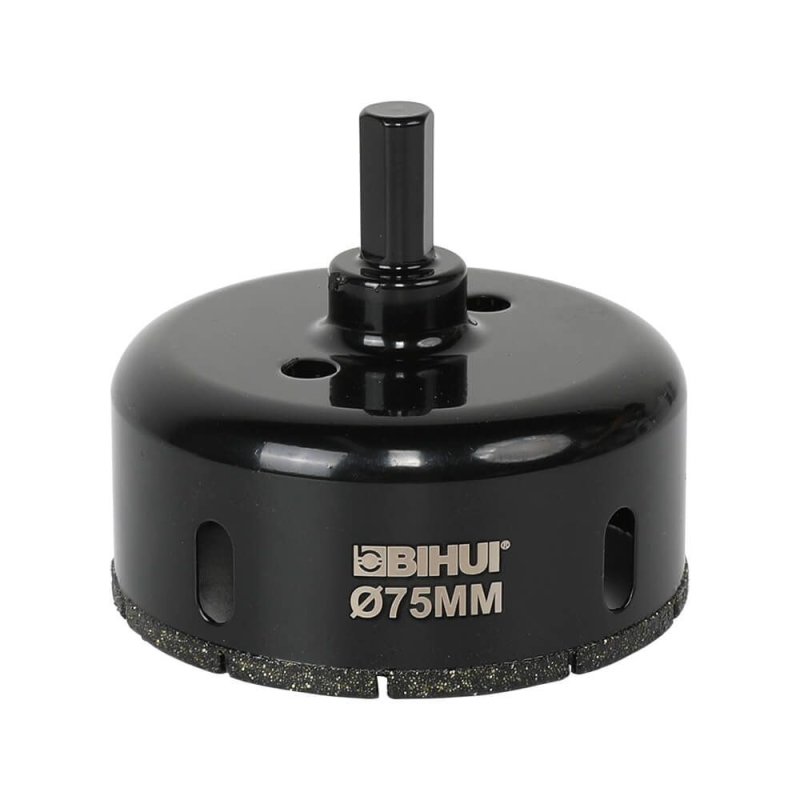 BIHUI DBW75 Electroplated Quick Change Diamond Drill Bit - 3\"