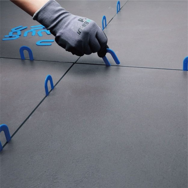 (image for) BIHUI HSB400 1/16" Blue Horseshoe Tile Spacers - 400 Pack