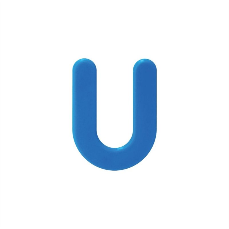 BIHUI HSB400 1/16\" Blue Horseshoe Tile Spacers - 400 Pack