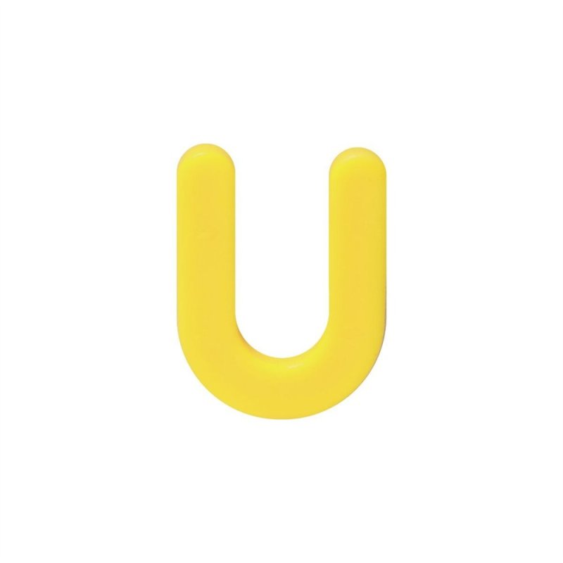 BIHUI HSY220 3/16\" Yellow Horseshoe Tile Spacers - 220 Pack