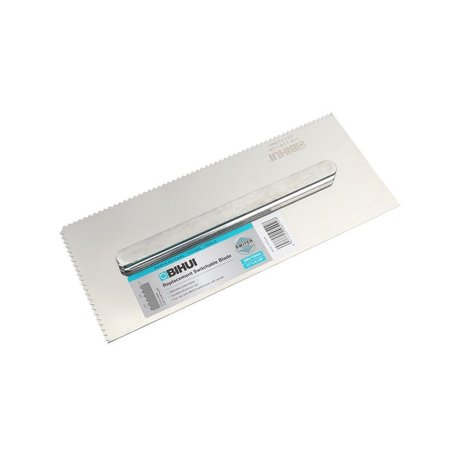 (image for) BIHUI PTFFOW Switchable V Notch Carpet Trowel Blade - 1/8" x 1/16" X 1/8"