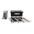 (image for) BIHUI PTSJA8 Switchable Notched Trowel Set w/ U Notch Blade - 8 Pieces