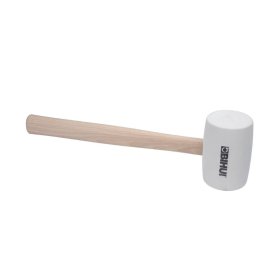 BUHUI RMWW20 Wooden Handle Rubber Flooring Mallet - 20 Oz.