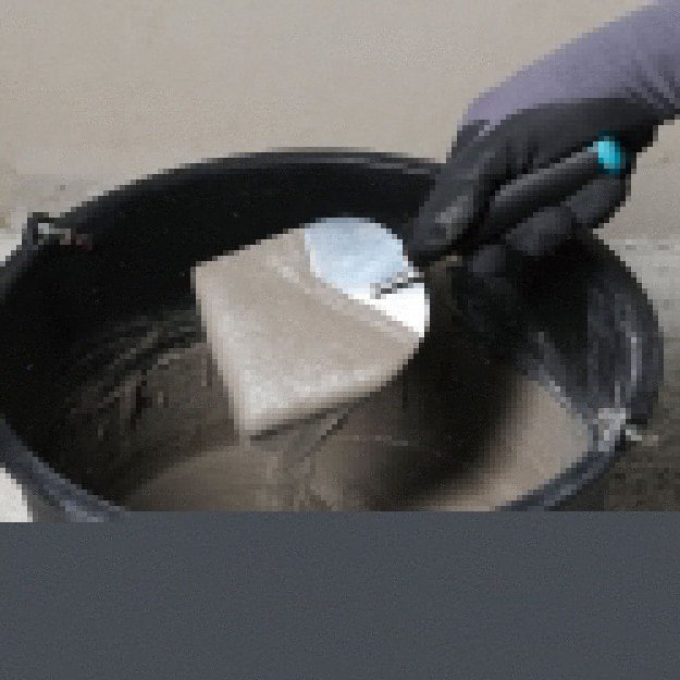 (image for) BIHUI BTSHP4 Stainless Steel Bucket Trowel w/ Soft Grip Handle - 4"