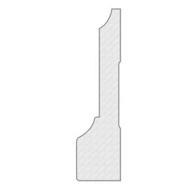 M-Trim 310 1" x 3-3/4" x 17' Primed Pine Casing - Neo