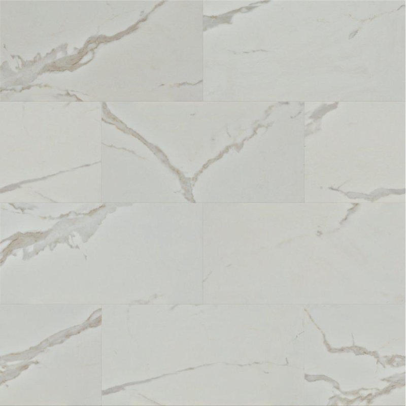 Primo WoodTile 12\" x 24\" Waterproof Laminate Plank - Calacatta Gold PT839CG-P