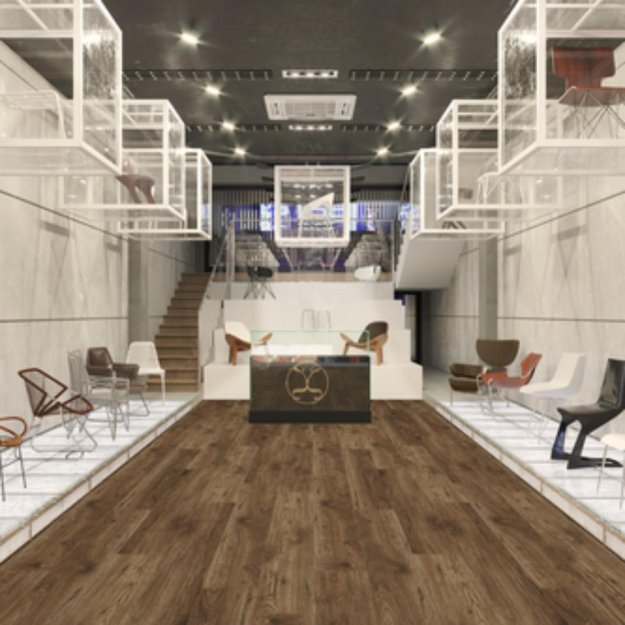 (image for) Signature Collection Fortress Series 6" x 48" SPC Waterproof Engineered Flooring Plank - Calgary BTR-5LRG