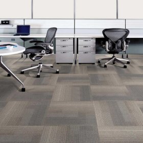 Next Floor Development 19.7" x 19.7" Solution-Dyed Twisted Polypropylene Carpet Tiles - Camel Hair NF811013